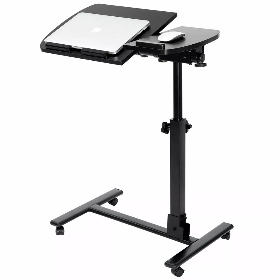 Versatile Height Adjustable Rolling Laptop Desk