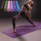 Body Alignment Yoga Mat | Yoga Mat With Position Lines