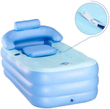 Portable Inflatable Bathtub For Adults - With Air Pump - Foldable 