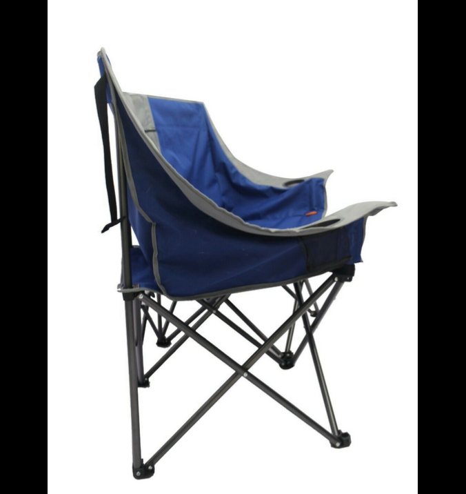 Camping Folding Loveseat Double Chair - Padded Style - Blue