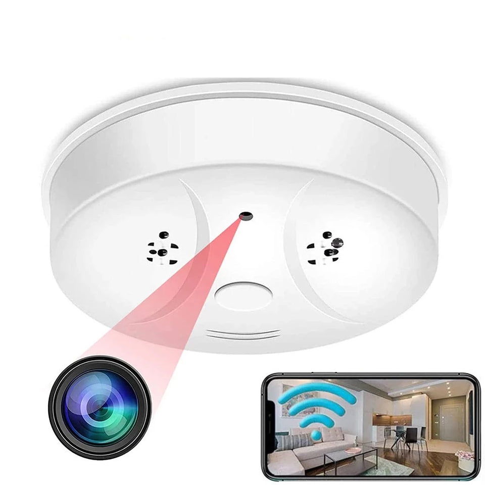 Smoke Alarm Wireless Spy Camera |  Hidden HD Camera in Smoke Detector| HD 1080P 