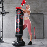 63" Inflatable Boxing Punching Bag | Stable Punch Bag