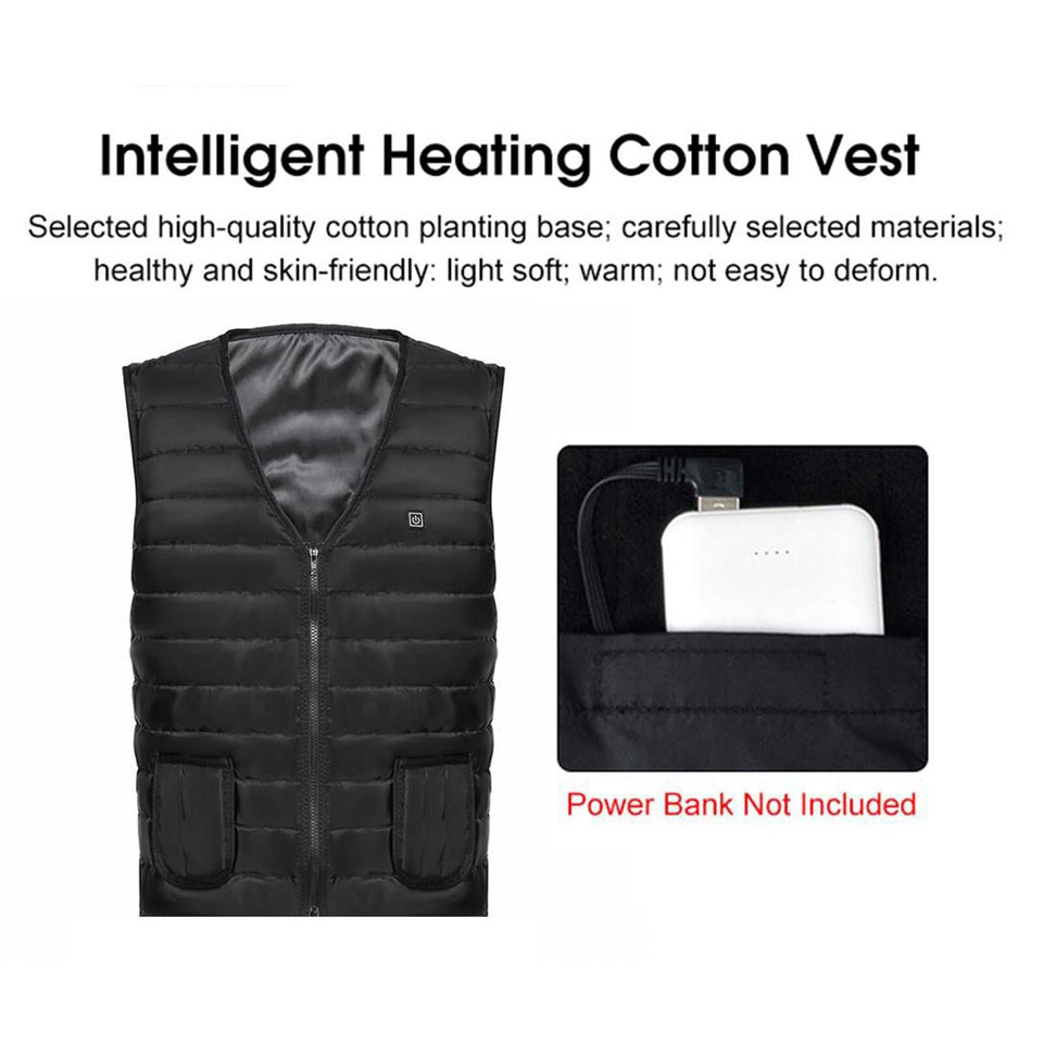 Electric Heated Vest | Unisex USB Heating Vest