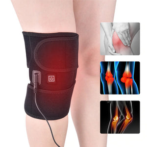 Heated Knee Support Brace | Heating Therapy Infrared Kneepad Joint Pain