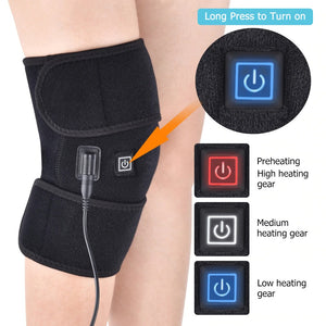 Heated Knee Support Brace | Heating Therapy Infrared Kneepad Joint Pain