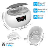 Ultrasonic Multipurpose Jewelry Cleaner - Cleans Watches, Glass, Silverware etc