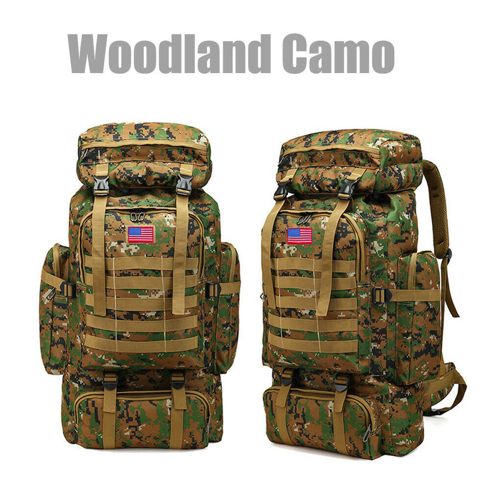 80L Military Tactical Rucksack Army Molle Backpack - Choicex store