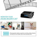 Wireless Spy Camera |  Wifi Mini HD Camera in Digital Clock with Night Vision | High Definition 1080P