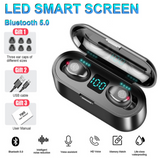 Wireless Noise Cancelling Bluetooth Earbuds (With Charging Case & Cable)