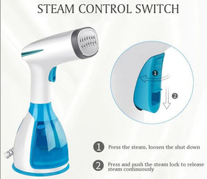 Handheld Portable Fabric Steamer | Fabric Brush Steamer Removes Wrinkles - Choicex store